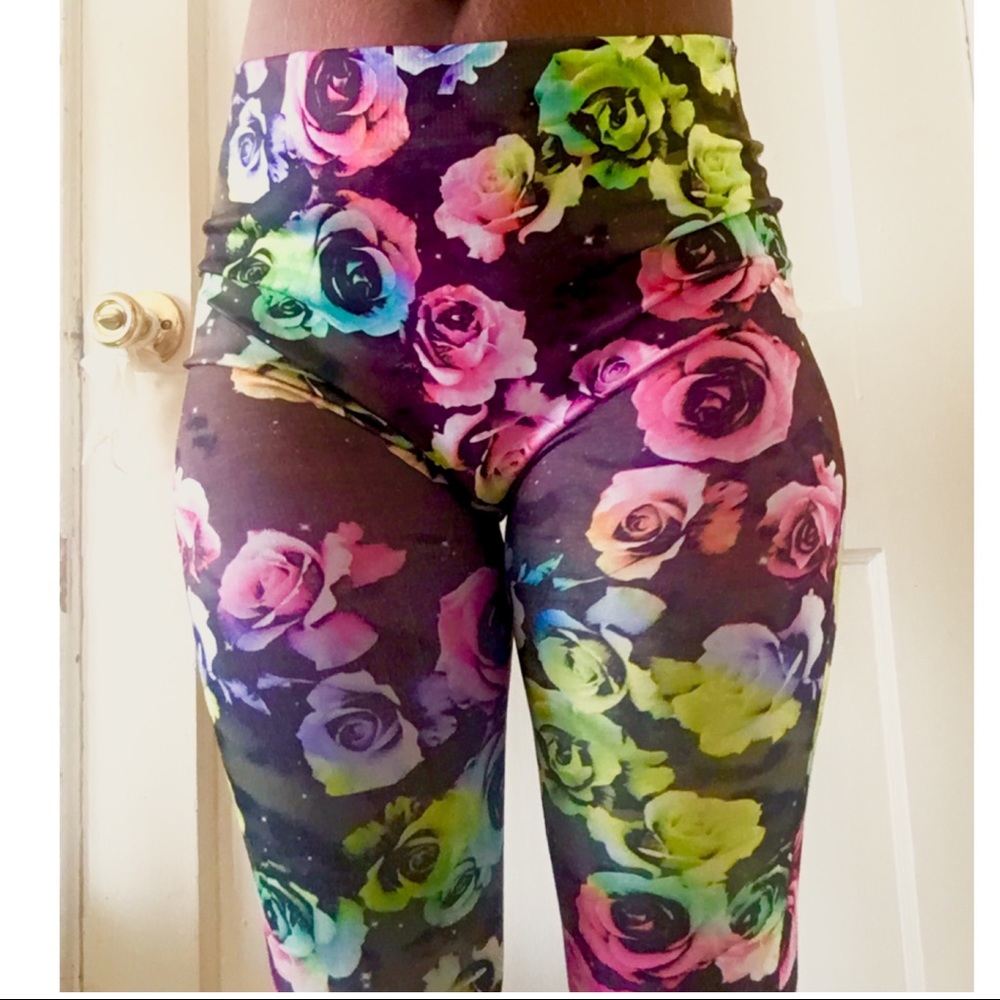 Galaxy Rose Leggings